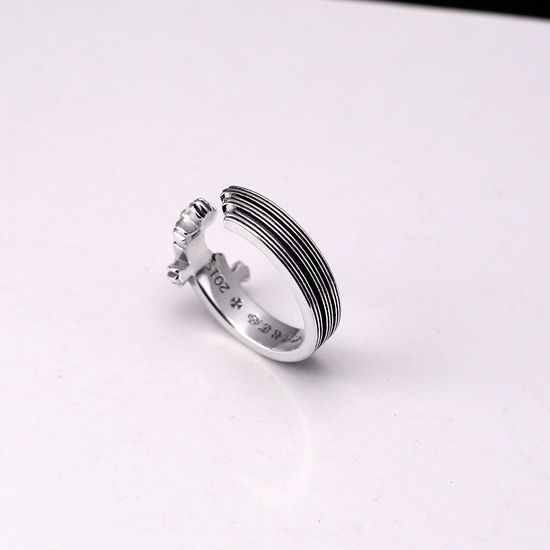 Chrome Hearts Cross Design Open Band Ring