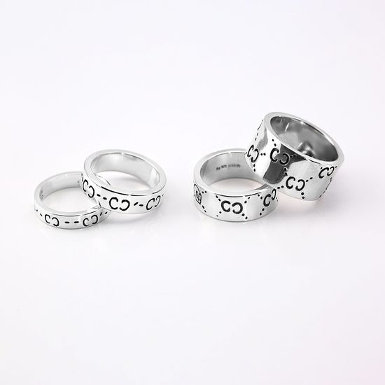 Gucci Skull Pattern Band Ring Jewelry