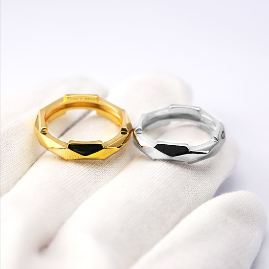 Gucci Irregular Shape Couple Matching Ring
