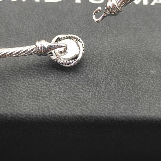 David Yurman Diamond Twisted Wire Bangle
